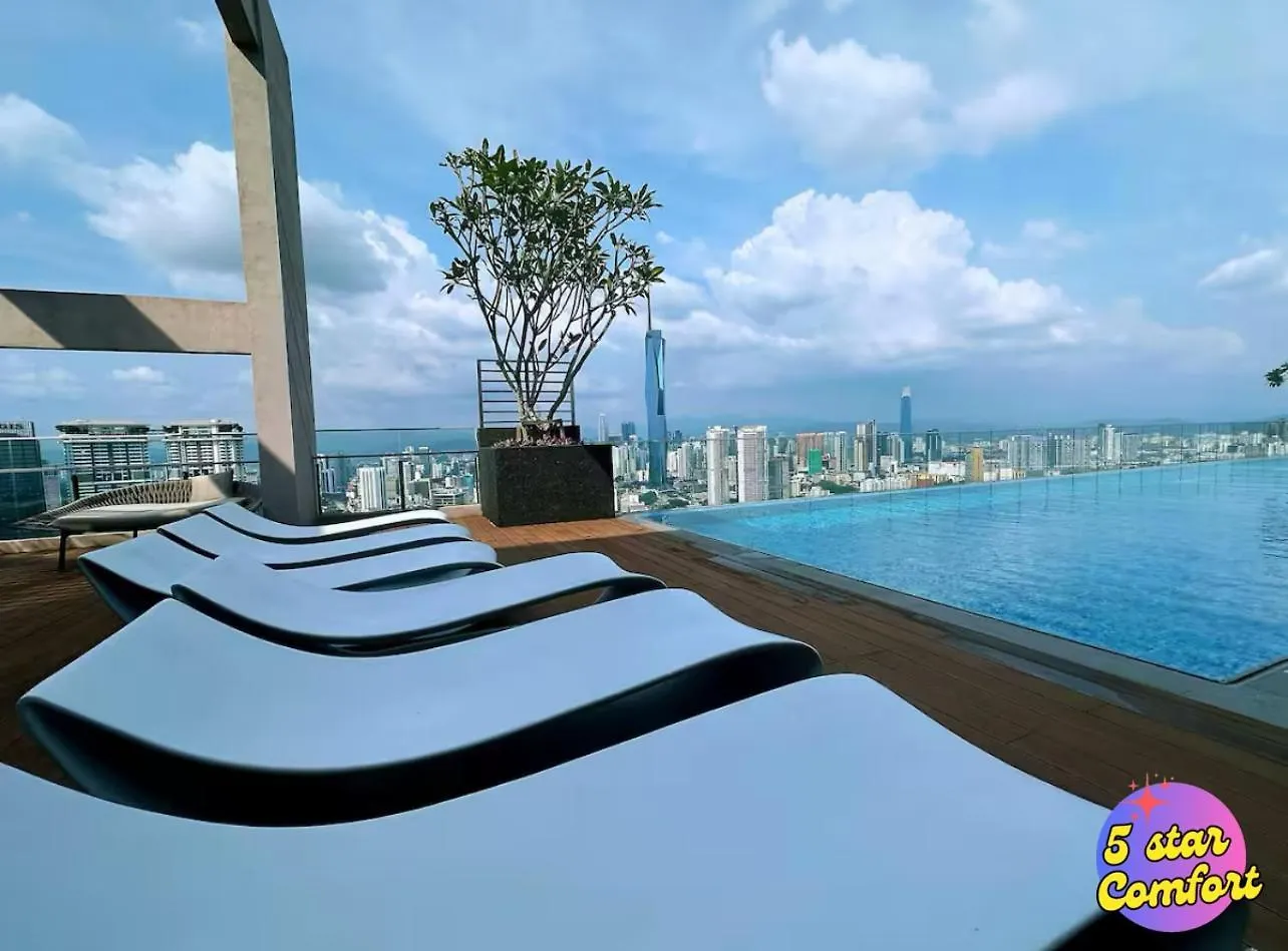 5 Star Comfort Riveria City Kl Sentral 2Pax Infinity Pool Kuala Lumpur 0*,  Malezja
