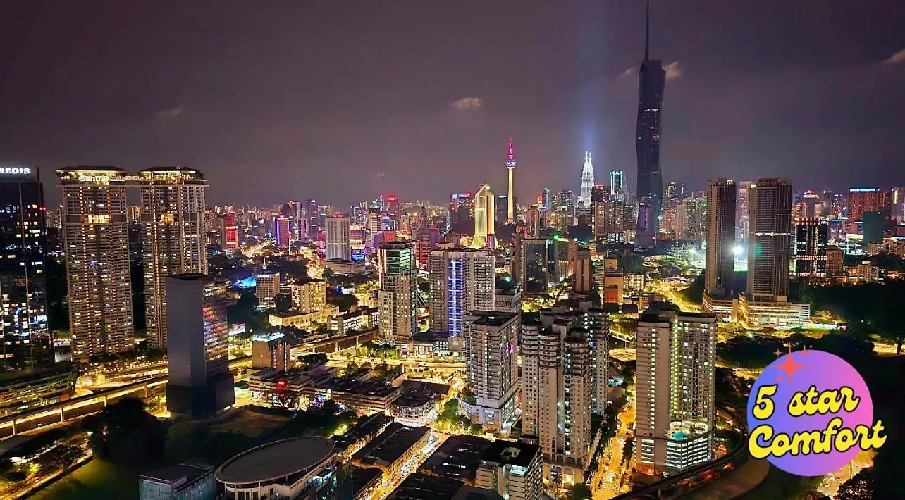 5 Star Comfort Riveria City Kl Sentral 2Pax Infinity Pool Kuala Lumpur Apartment